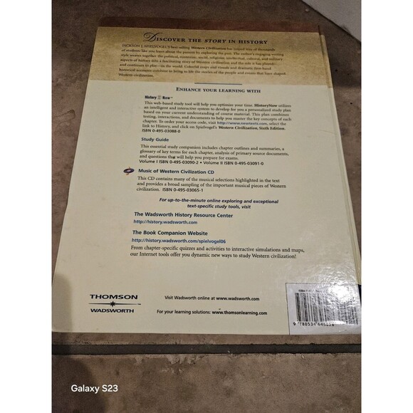 Western Civilization: Volume I: To 1715 Spielvogel, Jackson J. Hardback - Picture 8 of 9